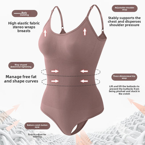 Seamless Body Shaping One-Piece Garment