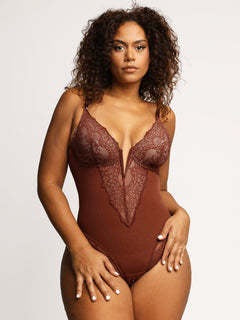 Lace Body-Shaping Jumpsuit
