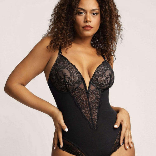 Lace Body-Shaping Jumpsuit